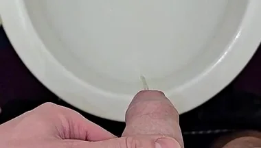 I Pee Standing up Into the Toilet Right After Coming Home From Work