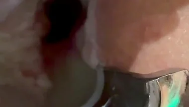 Pouring Hot Candle Wax Into Ass