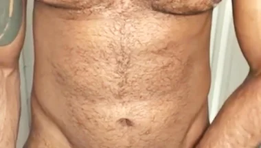 Bearded and Rugged Man Jerking off and Cumming