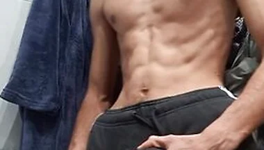 Boy Next Door - Getting Dressed After Coming Out Of The Shower, I Went To The Street With A Hard Cock And No Underwe