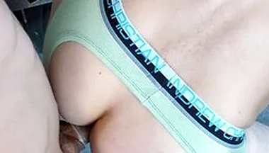 Buff Exchange Student 18+ Lets Roommate Ride His Cock