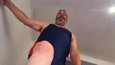 Silver Stepdaddy Wrestler - POV Dirty Lessons in Domination