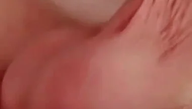 Hung young boy jerks off his big cock and eating his own thick cum