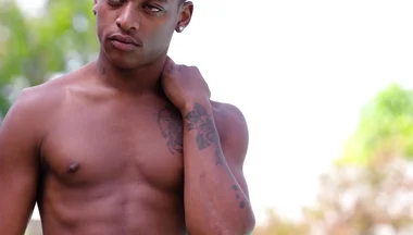 Michael Boston And Ty Santana In Interracial Jockstrap Action
