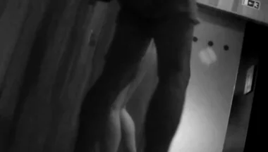 Shy Stepson Gets Pissed on by Stepdad in the Gym Public Showers