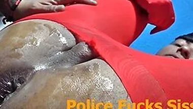 Police Fucks Sissy Femboy Wet Mouth & Bussy For Halloween