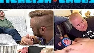 Ticklishchub: Compilation Of Subs Giggling And Groaning With Every Tickle Chubby Stepdaddy Gives