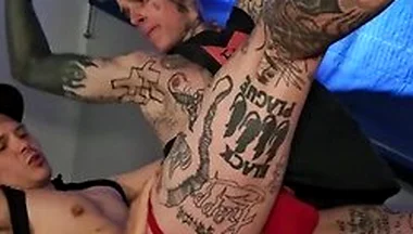 Ethan Chase - Tatted Slut Insatiable For Uncut Cock