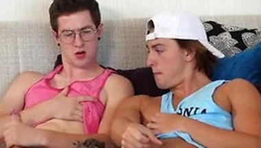 Joe Prior And Masyn Thorne In Big Dick Bros Swallow Each Others Cocks