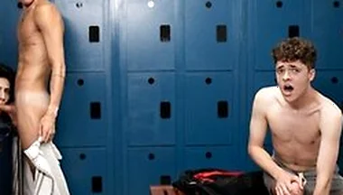 Angel Elias Sucks The Top Marco Alessandro In The Changing Rooms, Then Takes A Ride