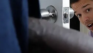 Devin Trez The Muscular Plumber Lays His Huge Pipe Inside Nic Saharas Tight Ass