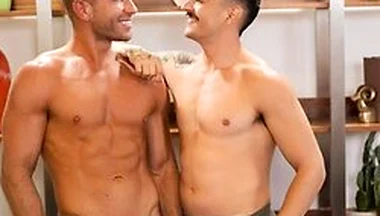 Sumner Blayne And Guido Make Out Before Stripping And Fucking Hard On The Couch