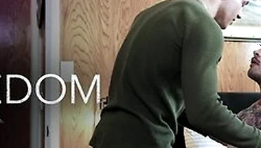 Power Crazy Parole Officer Fucks Tatted Muscle Ex-con - Jayden Marcos, Davin Strong
