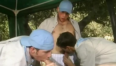 Scouts Get A Raunchy First Aid Lesson Group Sex, Twinks, Scouts, Teaching, Oral Sex