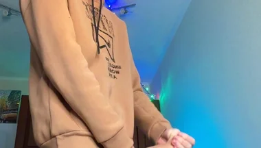 Huge Cumshot From a Skinny Boy with a Surprisingly Big Cock
