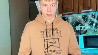 I Couldnt Stop Stroking My Big Cock Until I Covered the Floor in Sperm