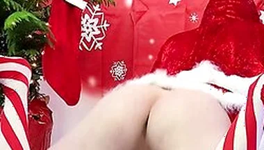 Femboy Christmas Fuck & Cum In A Winter Wonderland