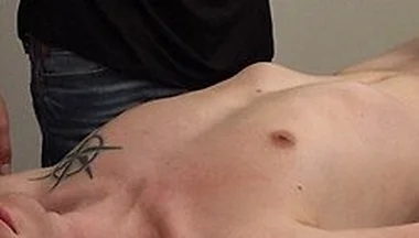 Colin Tanners Big Cock Stroked In Gay Oil Massage