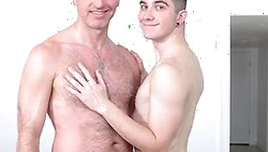 Harrison Todd And Ryan St Michael - Lucky And Proud Stepfather Learns That His Stepson Has A Big Beautiful Hard Dick Ready For Sucking