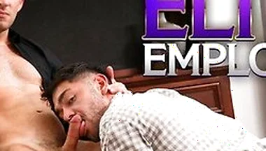 Get On Your Knees - Hunk Intern Flip Fucks Sexy Boss