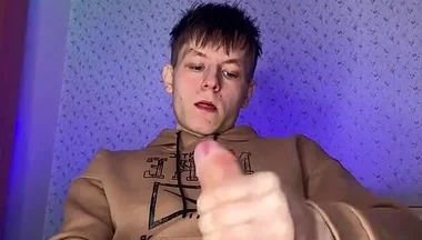 Skinny Twink with a Giant Dick Needs Some Serious Relief