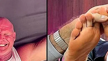 Hunk Dev Giggles Hard While Being Tickled From His Pits To His Feet