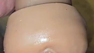 After Orgasm - Pumping My Cock in a Cum-filled Vacuum Pump