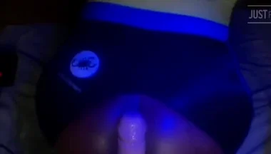 Big Chocolate Booty Under Blue Lights.yes Please
