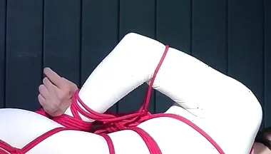 Rikki Long Time Bondage and Struggling in Lucra Fhd