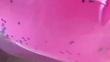 Beautiful inflatable swimrings in my bed