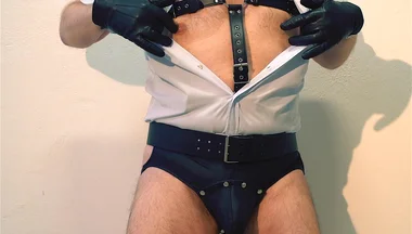 POV: Xl - Leather Master Comes Home and Empties His Device 7
