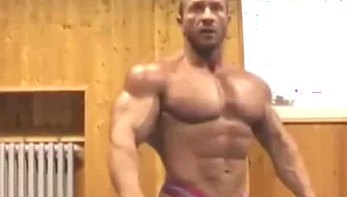 Jaroslav Horvath Sexy Posing In Superman Briefs