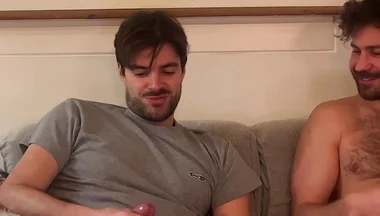 Straight Friend Got First Time Jerked of by Gay Friend