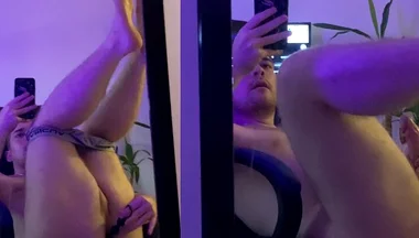 Pulling Anal Beads Out of My Tight Ass and Cum