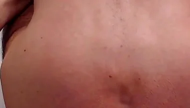 Quick Hard Fuck with Big Ribbed Dildo and Ruined Cum Milking