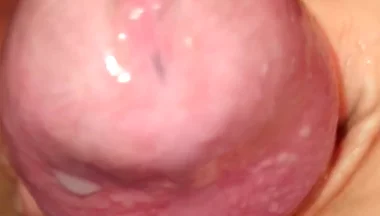 Creamy, Milky POV Cumshot in Slow Motion