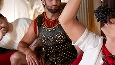 Caesar Mrdeepvoice Rides Dom Kings Gladiator Cock Like A True Emperor On His Throne