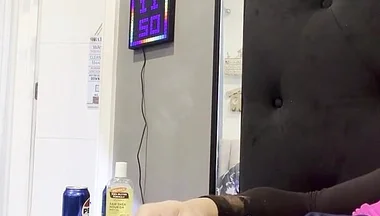 Sissy Play and Cumshot