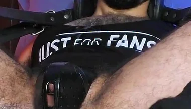 Ricky Cage February 2026 Live Cam Show - Tech Jock Wearing Cap and Socks Gets Machine-pounded