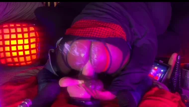 Masturbating My Big Ass with a Dildo