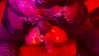 Femboy Gapes and Farts Creamy Butthole with Toys - Anal Training