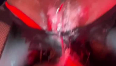 Super Horny Femboy Takes a Creamy Ride on Sex Toy - Surprise Fisting Moment