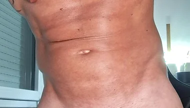 Big on My Belly After One Hell of an Ejaculation