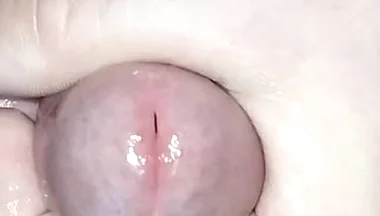 Mastubation with Lube and Cumshot