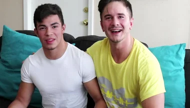 Julian Rodriguez And Zach Douglas - First Time Gay Sex