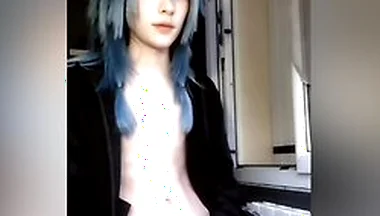 Gay Femboy Play With His Tummy & Dick