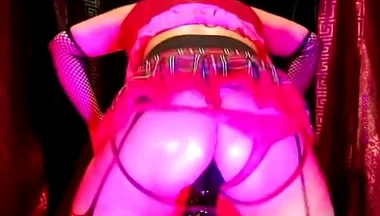 Twerking in a Miniskirt While Riding My Dildo 2