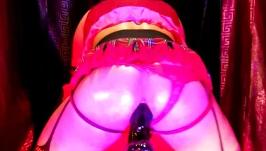 Twerking in a Miniskirt While Riding My Dildo 2
