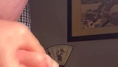 Playing with My Cock at My Desk Again
