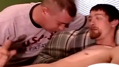 Servicing A Hung Straight Cock